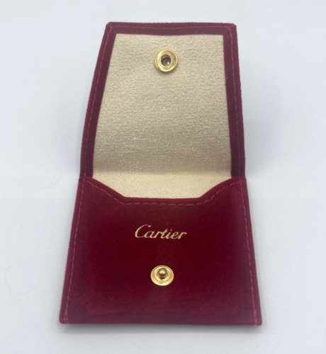 Cartier roter samt sacchetto - roter,