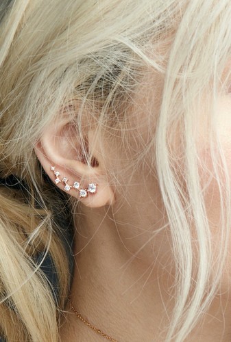 Diamant ohrstecker paar - diamant,