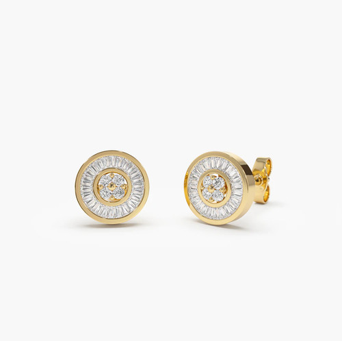 Damen diamant ohrringe 585 - damen,