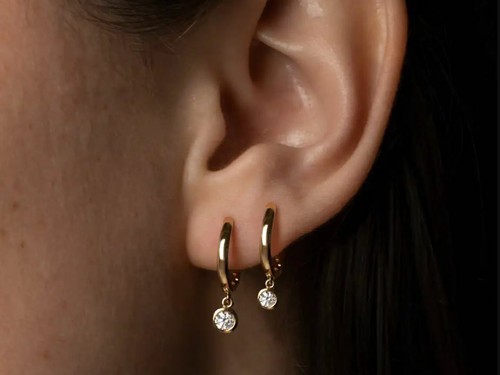 Diamant ohrringe paar - diamant,