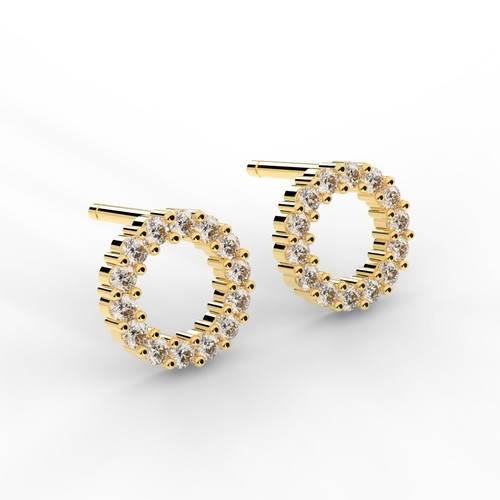 Diamant ohrringe stecker paar - diamant,