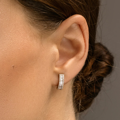 Damen diamant ohrringe 585 - damen,