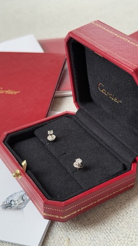 Cartier diamantohrringe aus - cartier,
