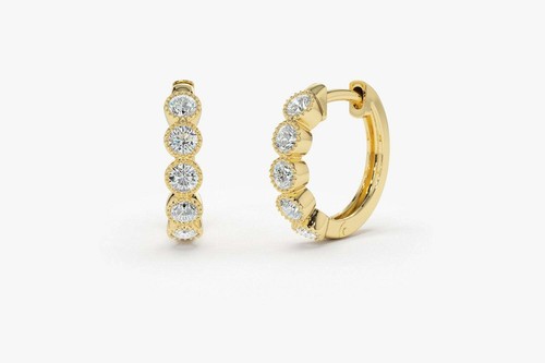 Diamanten creolen ohrringe - diamanten,